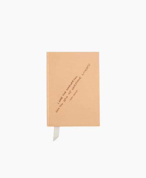 Mission Notebook Handwriting